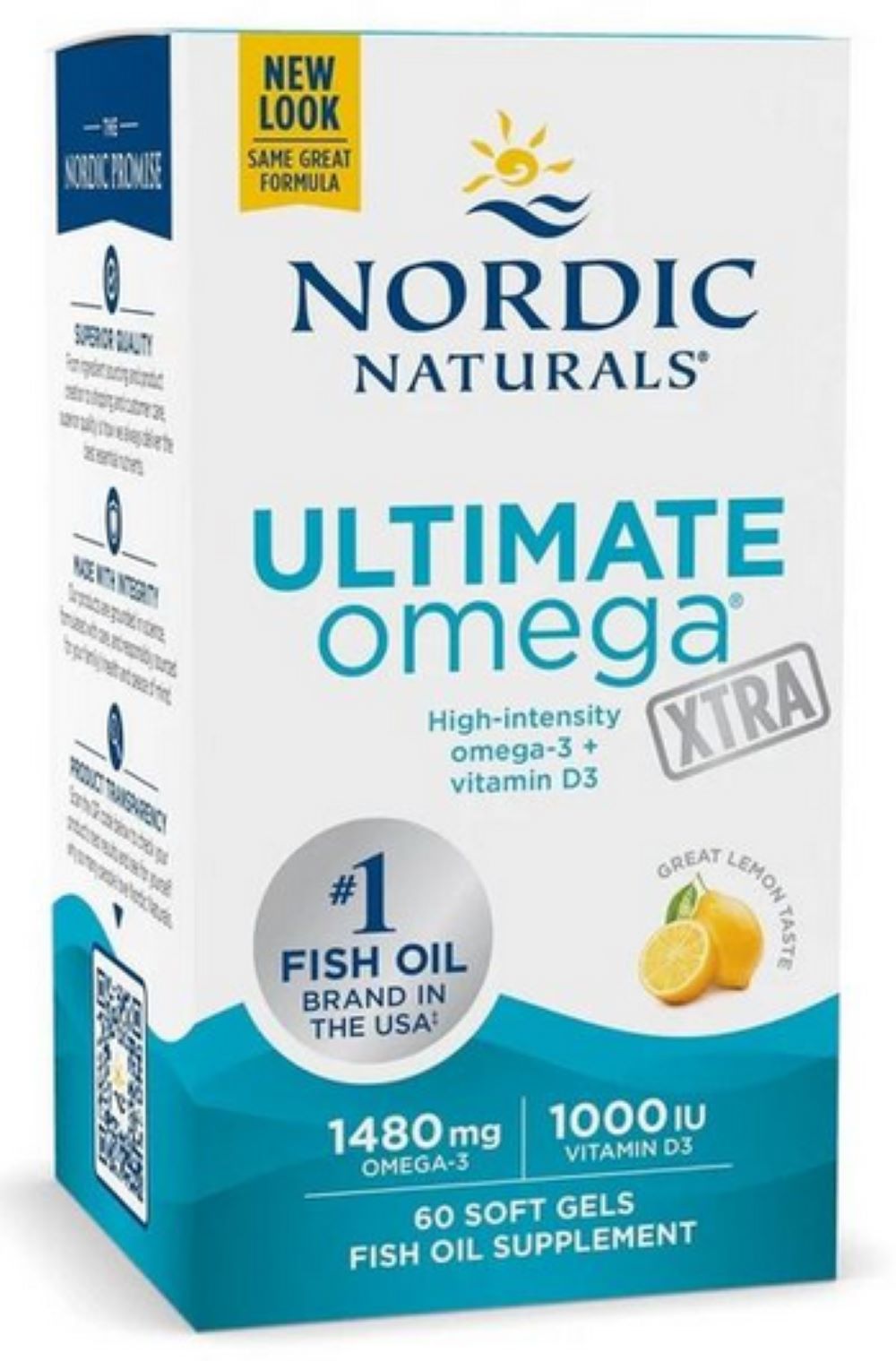 Nordic Naturals Ultimate Omega Xtra 1480 mg 60 Soft Gels